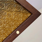 Radia Plafonnier Bois Verre Vintage - Neutralighting