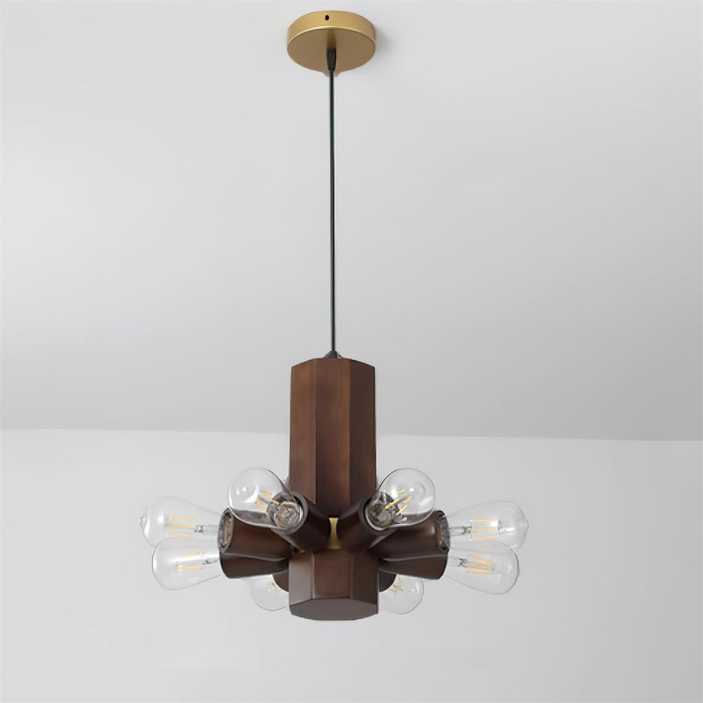 Radia Suspension Bois Exposé Industriel - Neutralighting