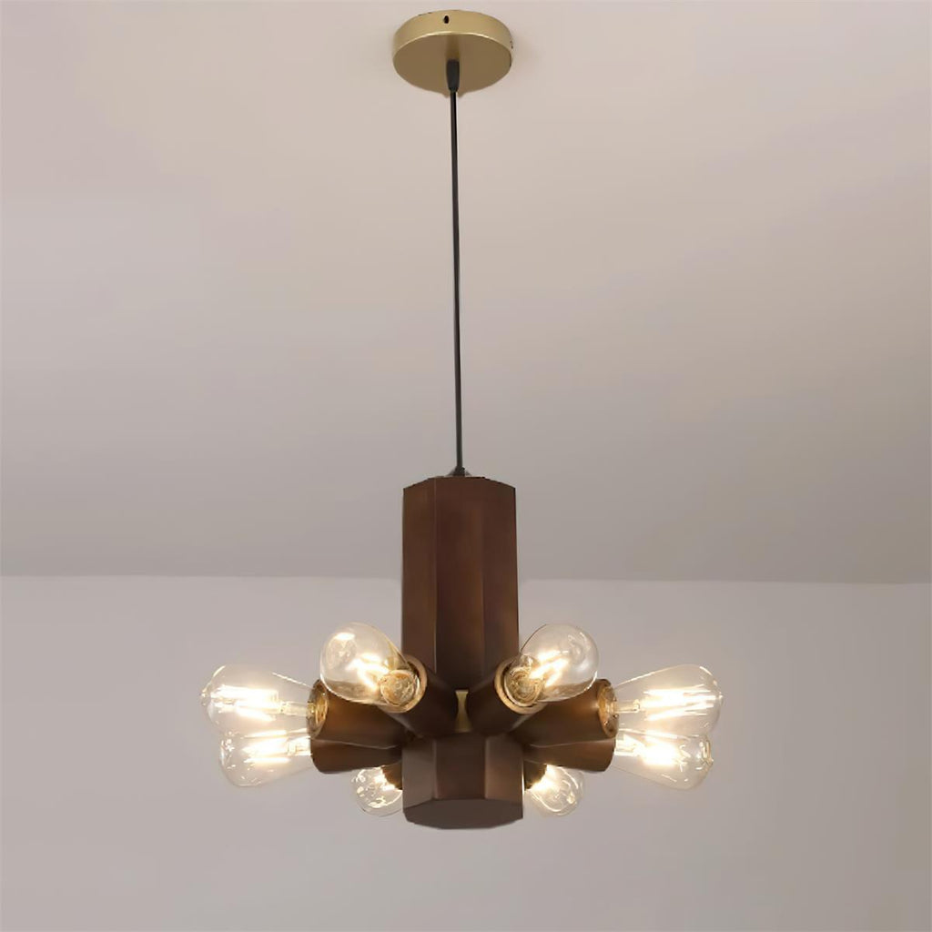 Radia Suspension Bois Exposé Industriel - Neutralighting