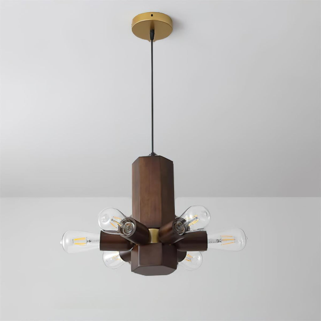 Radia Suspension Bois Exposé Industriel - Neutralighting