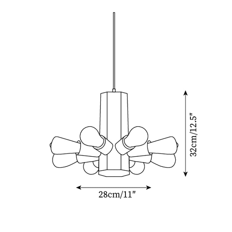 Radia Suspension Bois Exposé Industriel - Neutralighting