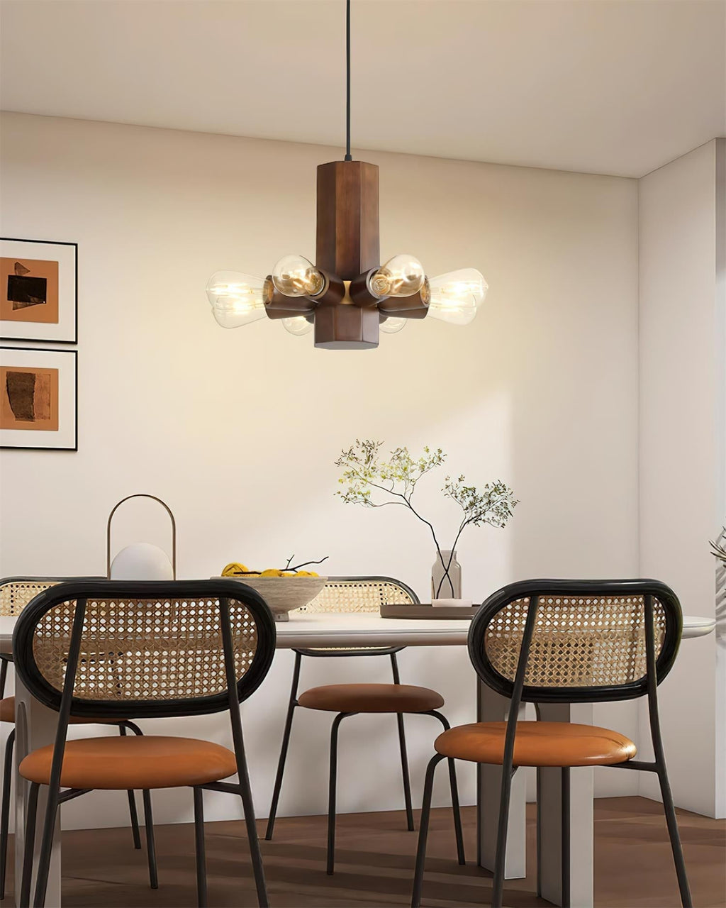 Radia Suspension Bois Exposé Industriel - Neutralighting