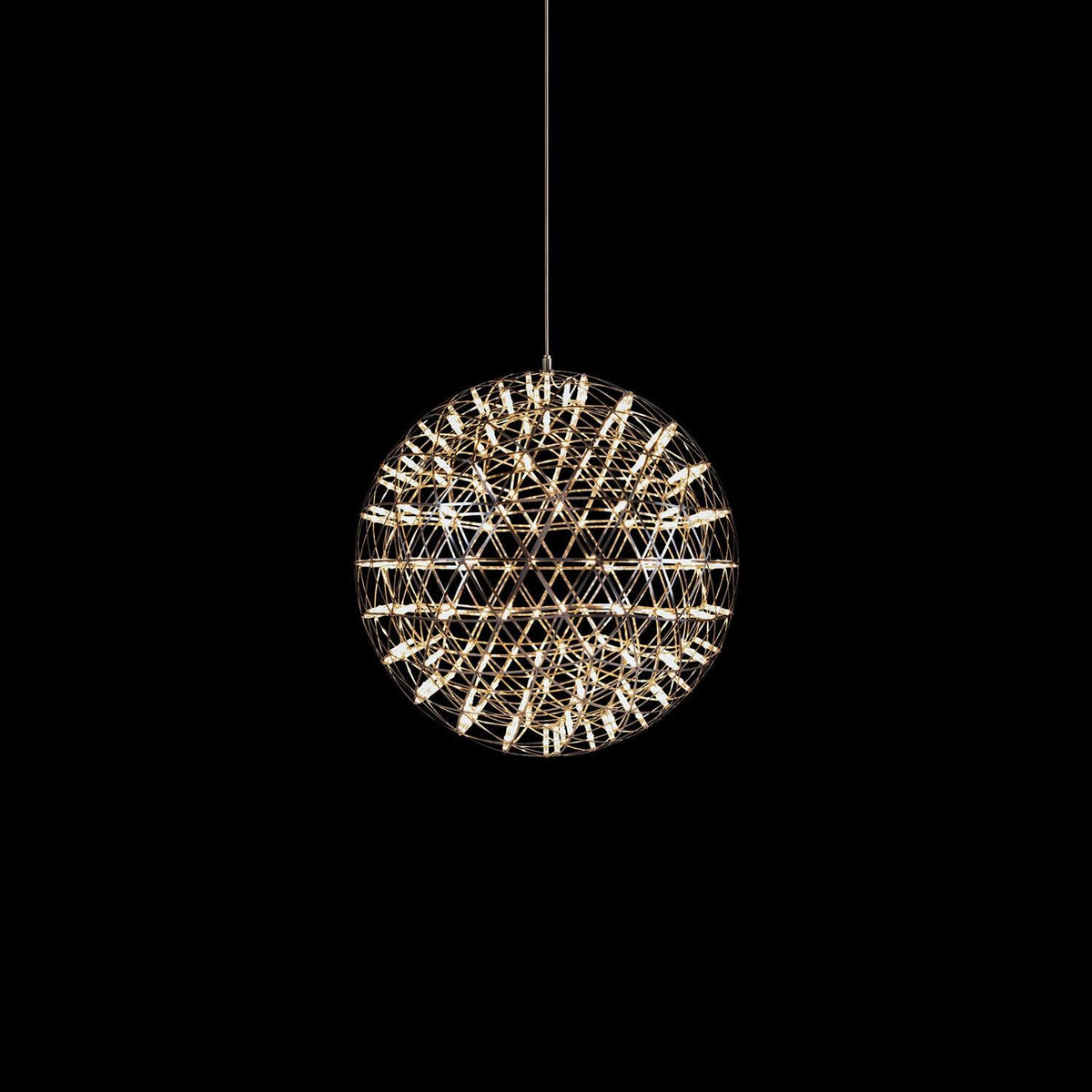 Ivthayra Lampe Pendante Boule Dorée de Luxe Postmoderne - Neutralighting
