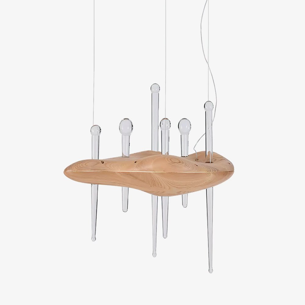 Umare Fantaisiste Chêne Verre Pendentif Lumière - Neutralighting