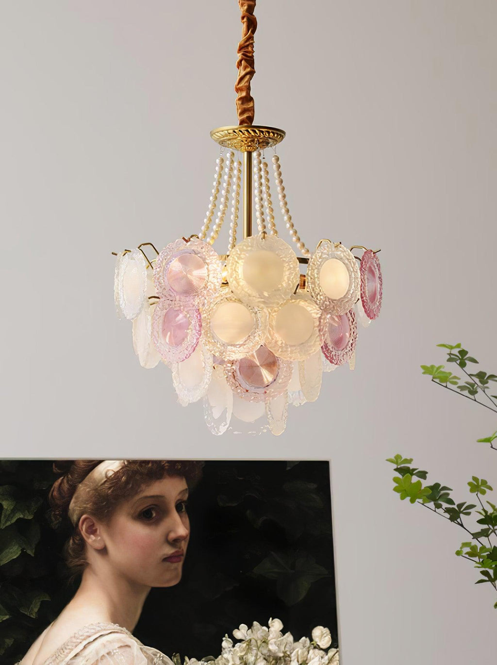 Lustra Lustre Disque de Verre Superposé Ludique - Neutralighting