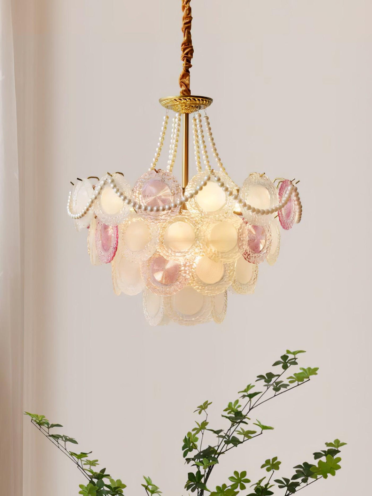 Lustra Lustre Disque de Verre Superposé Ludique - Neutralighting