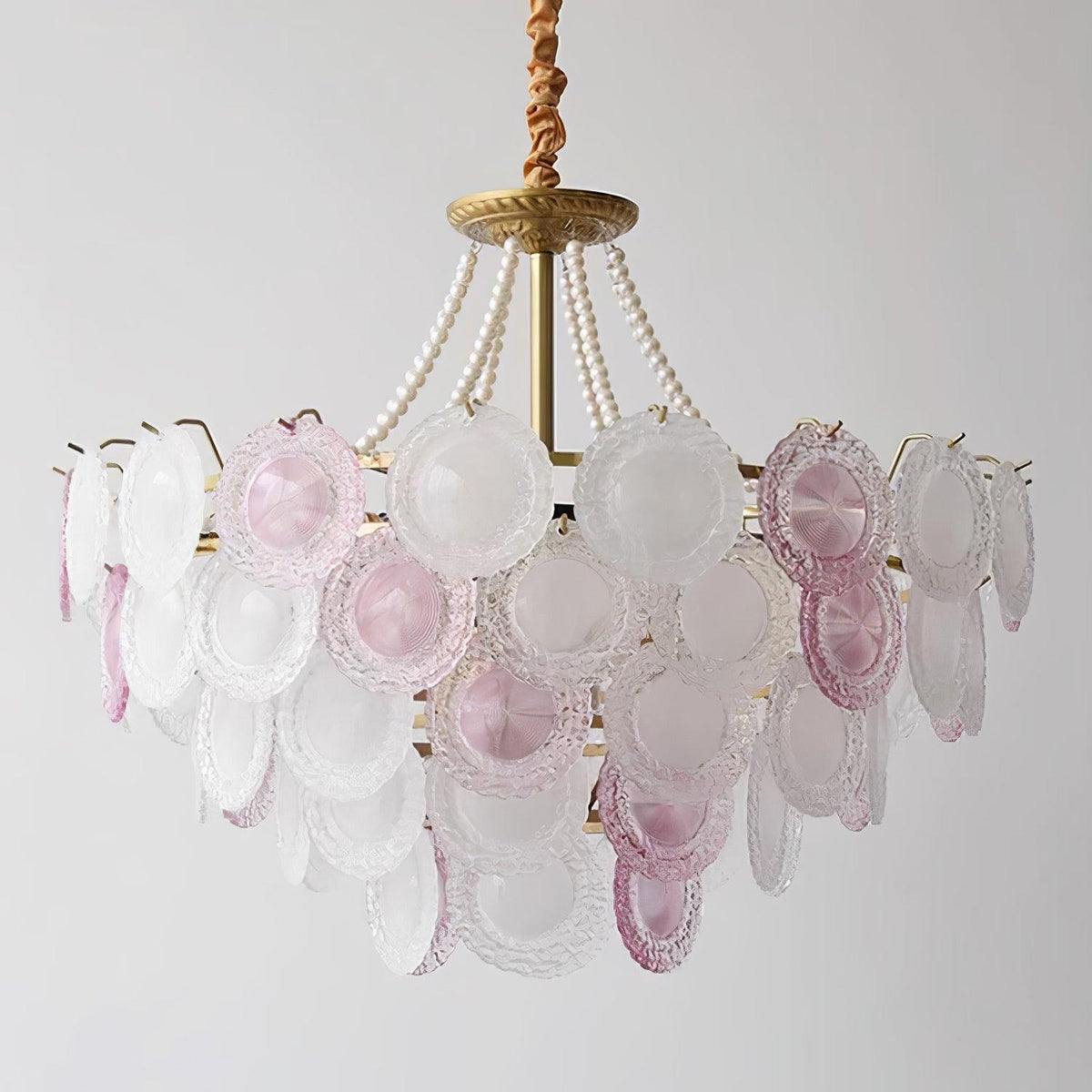 Lustra Lustre Disque de Verre Superposé Ludique - Neutralighting