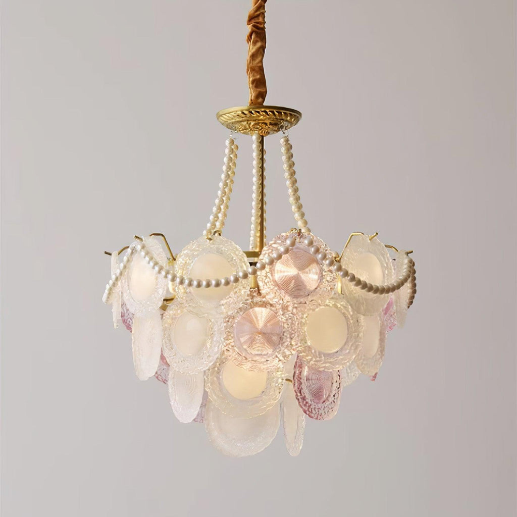 Lustra Lustre Disque de Verre Superposé Ludique - Neutralighting