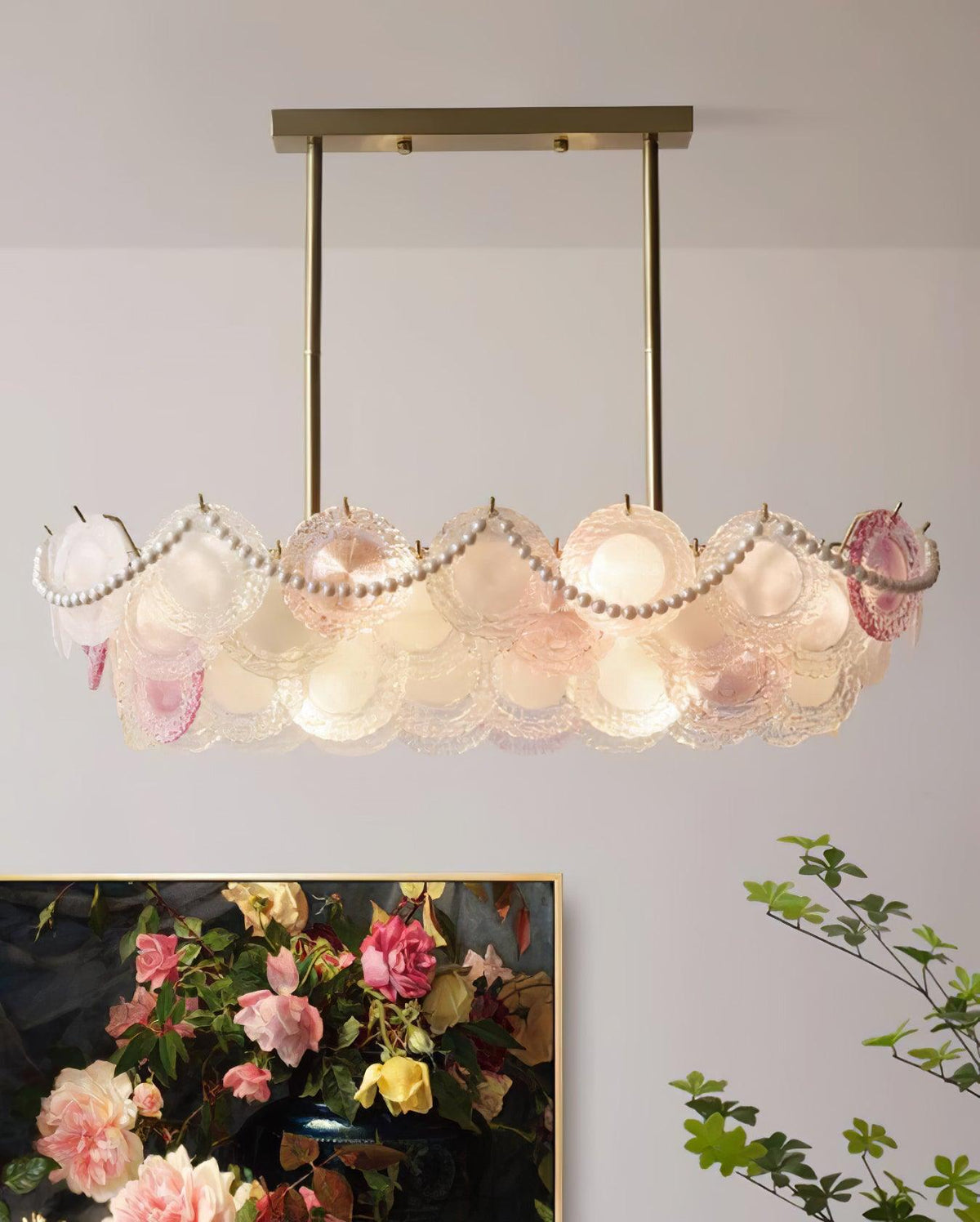 Lustra Lustre Disque de Verre Superposé Ludique - Neutralighting