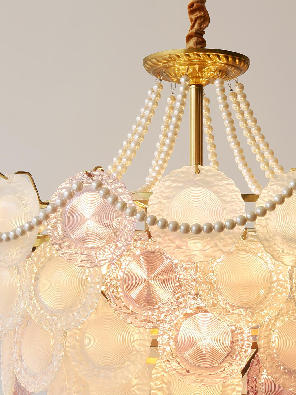 Lustra Lustre Disque de Verre Superposé Ludique - Neutralighting