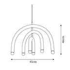 Viran Suspension Rainbow Modern Arc pour salon et salle à manger - Neutralighting