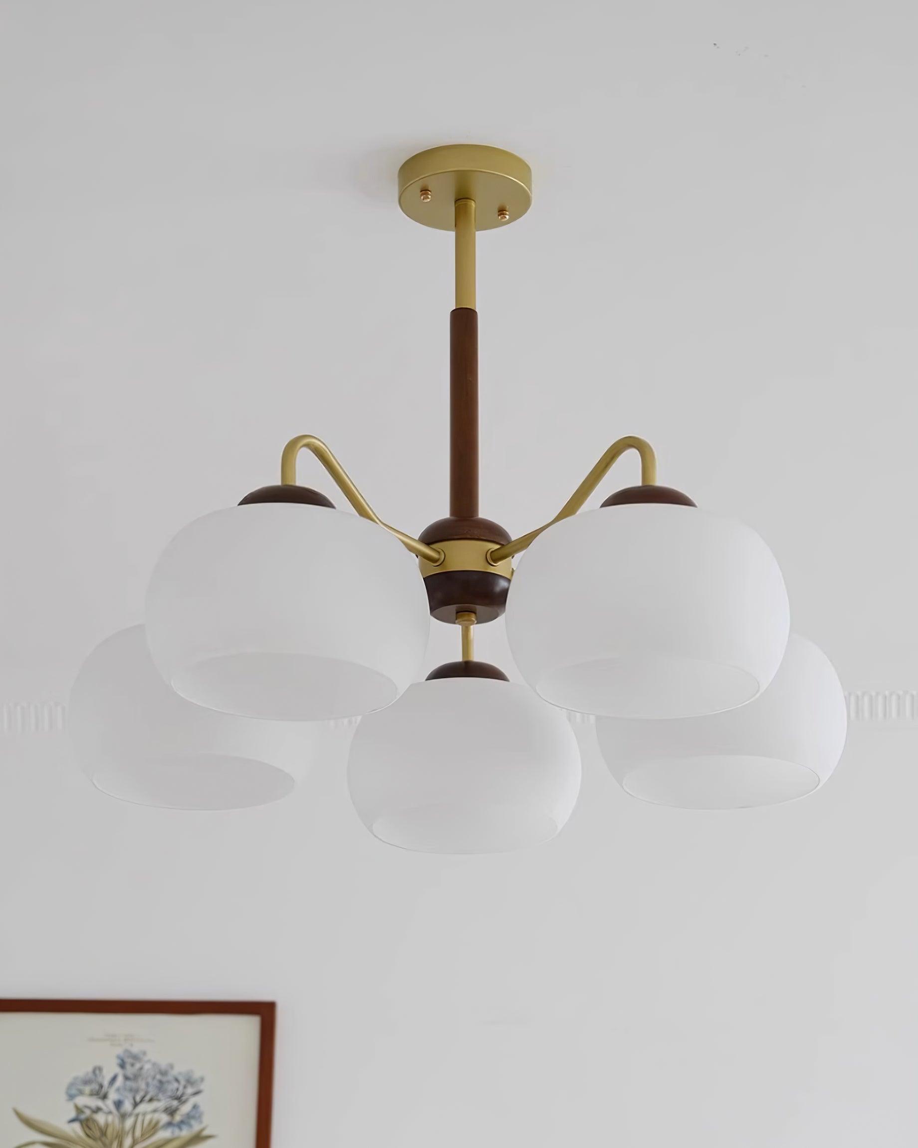 Raito Lustre en Verre Style Vintage Américain. - Neutralighting