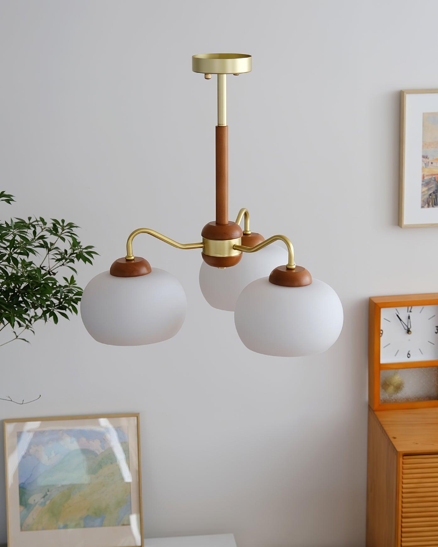 Raito Lustre en Verre Style Vintage Américain. - Neutralighting