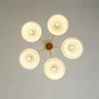 Raito Lustre Dôme en Verre Bois Laiton - Neutralighting