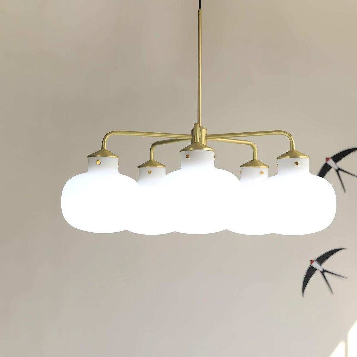 Halo Contemporary Glass Pendant Lamp - Neutralighting