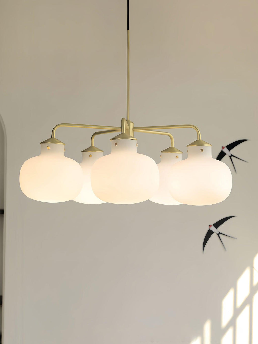 Halo Contemporary Glass Pendant Lamp - Neutralighting