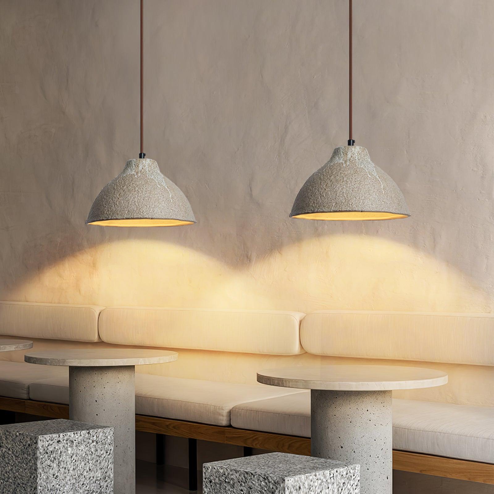 Maple Suspension en céramique texturée - Neutralighting