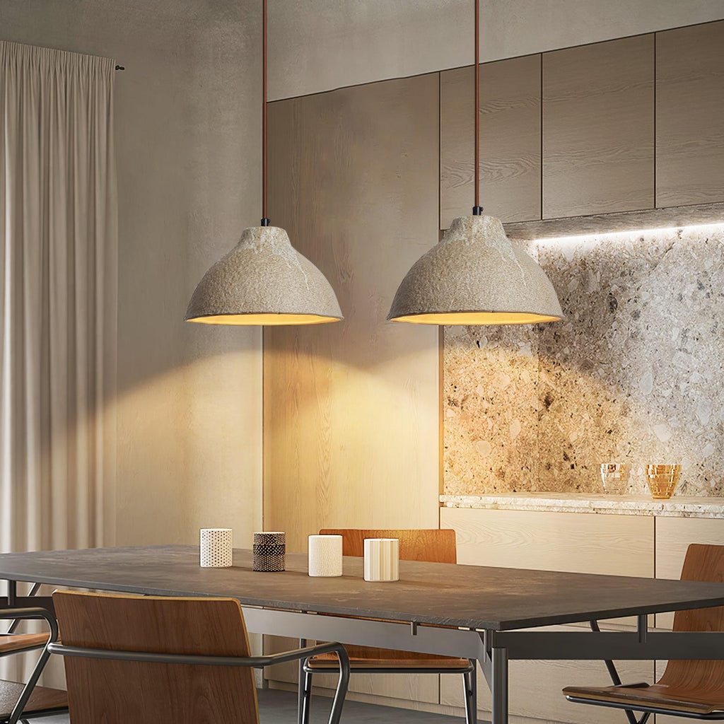 Maple Suspension en céramique texturée - Neutralighting