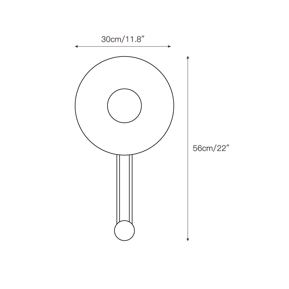 Lampe Murale en Marbre Moderne Minimaliste Rambla - Neutralighting