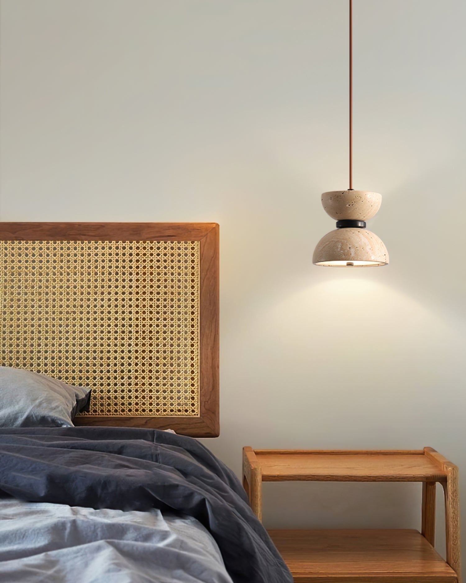 Tersus Suspension Hourglass en Travertin - Neutralighting
