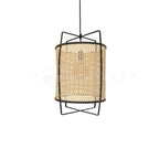 Solara PeSuspension Cadre en Rotin Canné Industriel - Neutralighting