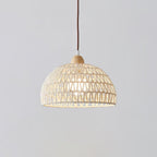 Calyran Lampe Pendante en Rotin et Bois - Neutralighting