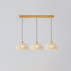 Calyran Lampe Pendante en Rotin et Bois - Neutralighting