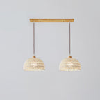 Calyran Lampe Pendante en Rotin et Bois - Neutralighting