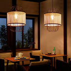 Evtheyra Premium Art Rotin Suspension - Neutralighting