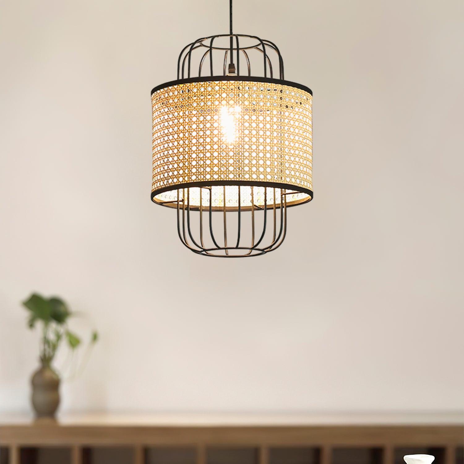 Evtheyra Premium Art Rotin Suspension - Neutralighting