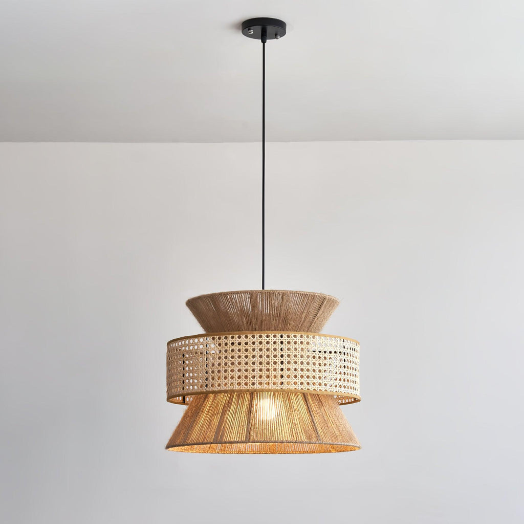 Aria Lampe Pendante Bambou Bohémienne - Neutralighting