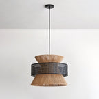 Ophelia Lustra Lampe Suspendue Rattan Tissé Élégante - Neutralighting