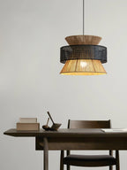 Ophelia Lustra Lampe Suspendue Rattan Tissé Élégante - Neutralighting