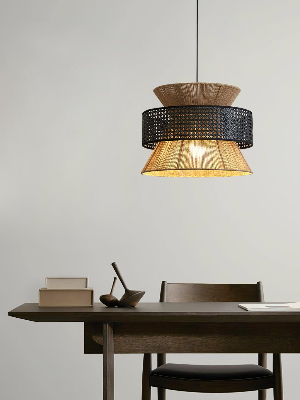 Aria Lampe Pendante Bambou Bohémienne - Neutralighting