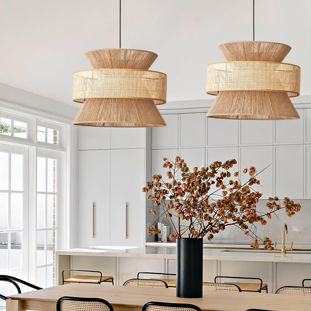 Aria Lampe Pendante Bambou Bohémienne - Neutralighting