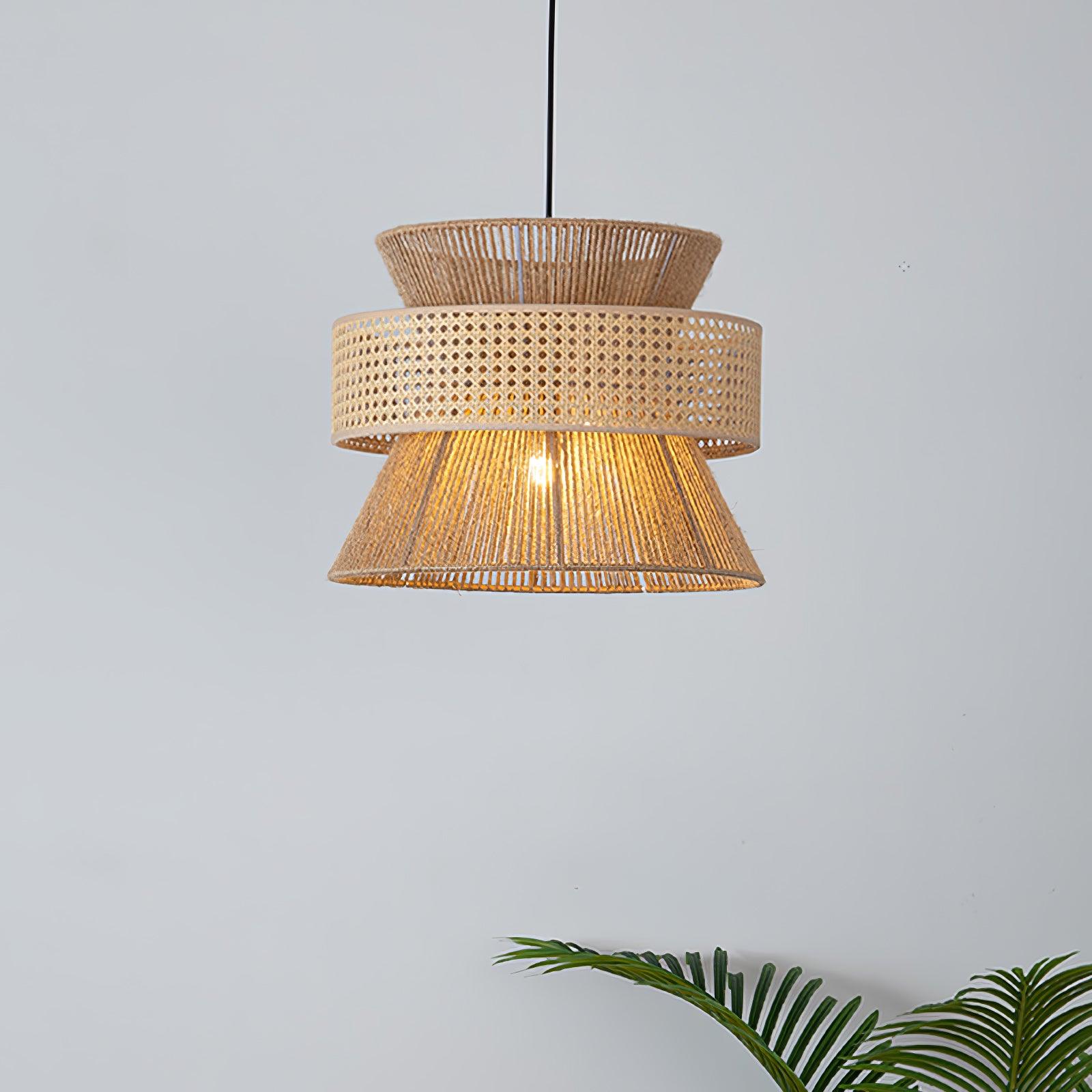 Aria Lampe Pendante Bambou Bohémienne - Neutralighting