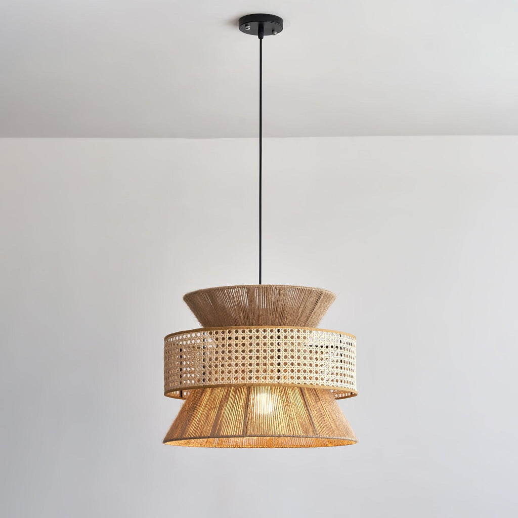 Aria Lampe Pendante Bambou Bohémienne - Neutralighting