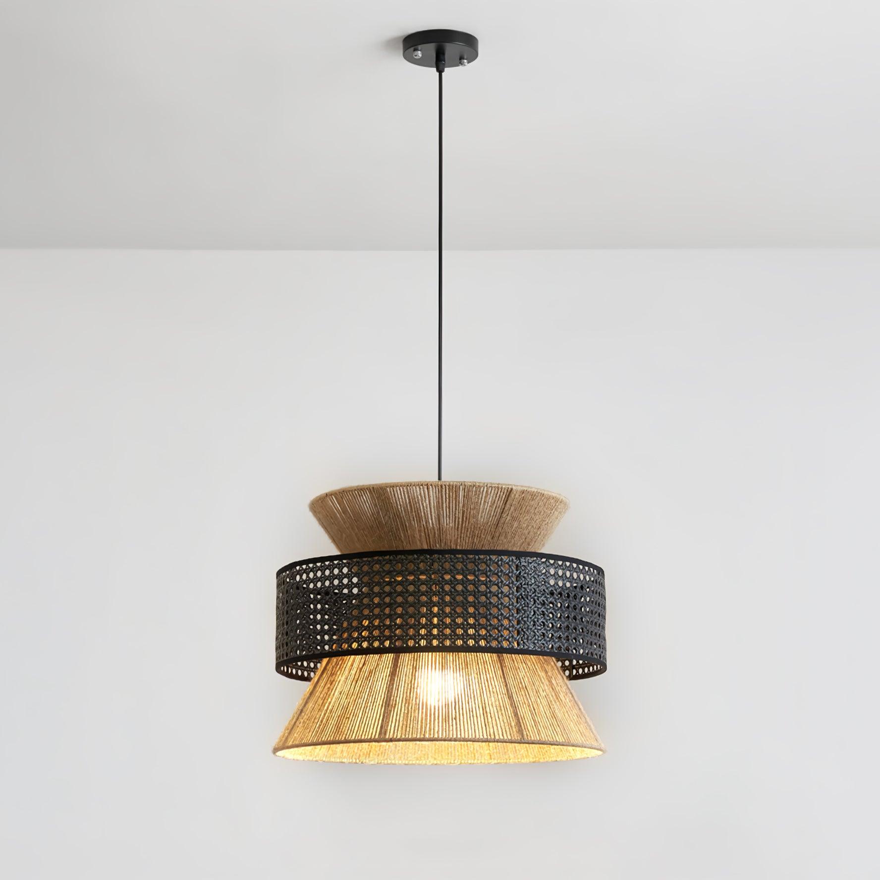Aria Lampe Pendante Bambou Bohémienne - Neutralighting