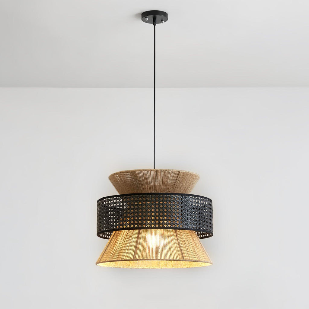 Aria Lampe Pendante Bambou Bohémienne - Neutralighting