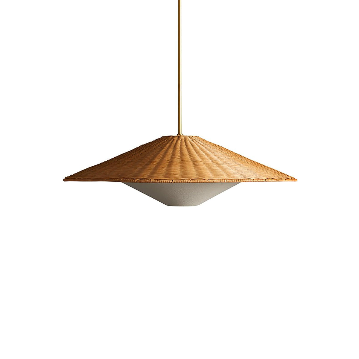 Elysiave Rotin Minimaliste Pendentif Lumière - Neutralighting