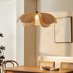 Petaral Suspension Lampe Rétro en Rattan - Neutralighting