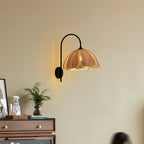 Zevelia Applique Murale Rattan Pétale Naturel Élégance - Neutralighting