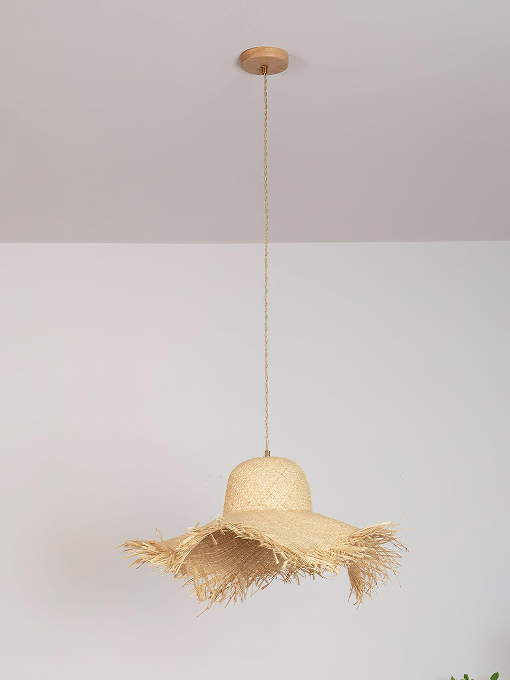Zephyran Rotin Vintage Pendentif Lumière - Neutralighting