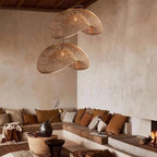 Juno Suspension style rustique en rotin - Neutralighting