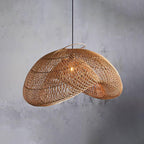 Juno Suspension style rustique en rotin - Neutralighting