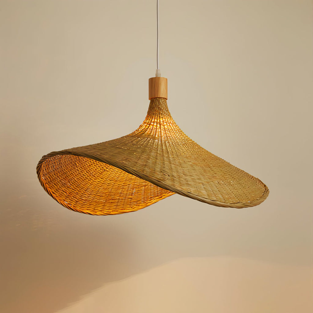 Marona Suspension Vintage en Rattan - Neutralighting