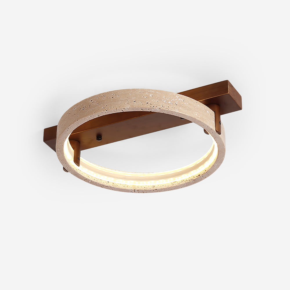Ritta Lampe Plafonnier Travertin Naturel - Neutralighting
