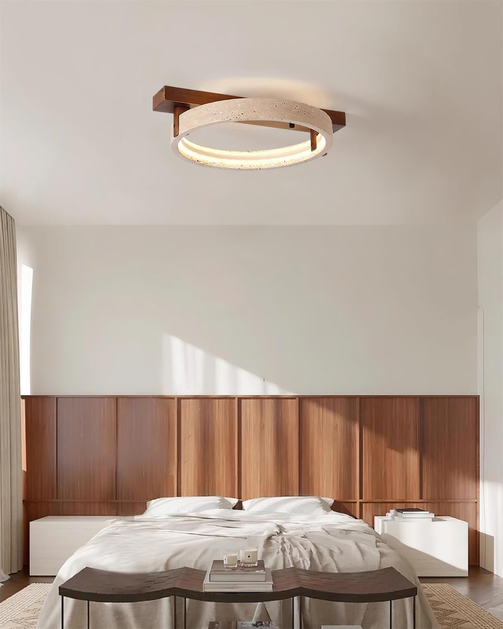 Ritta Lampe Plafonnier Travertin Naturel - Neutralighting