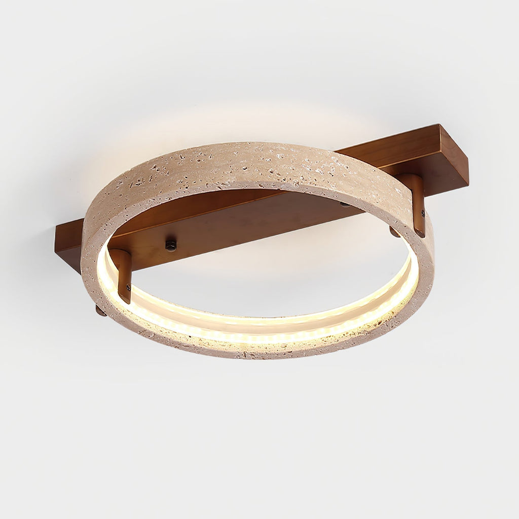 Ritta Lampe Plafonnier Travertin Naturel - Neutralighting