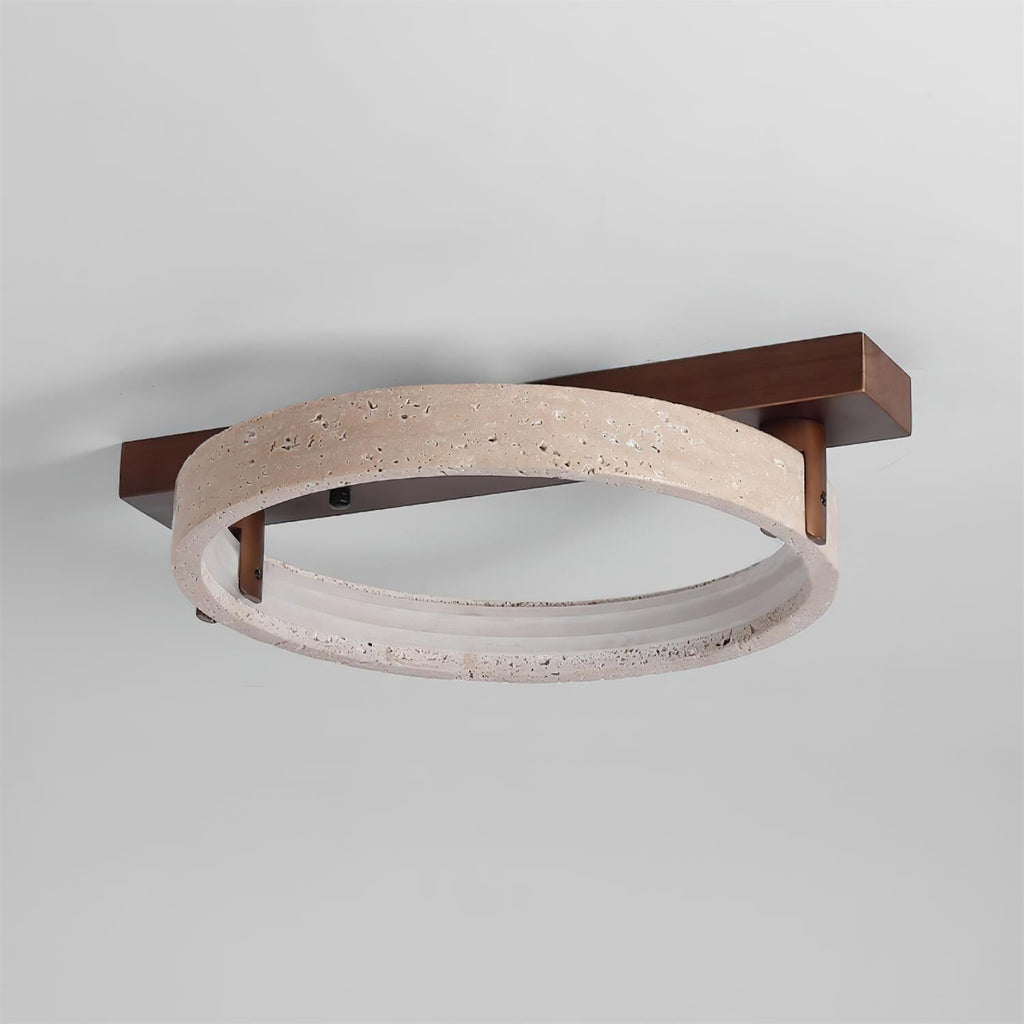 Ritta Lampe Plafonnier Travertin Naturel - Neutralighting